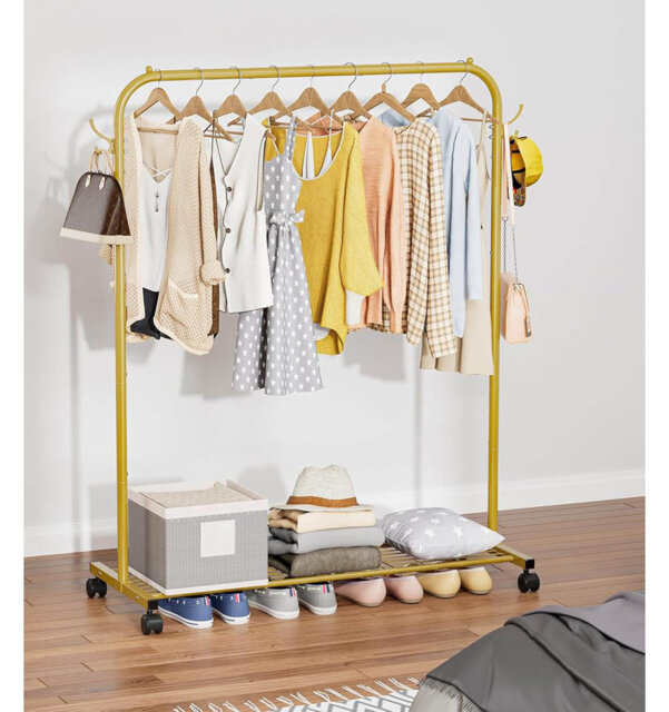 Metal Freestanding 2 - Hook Coat Rack