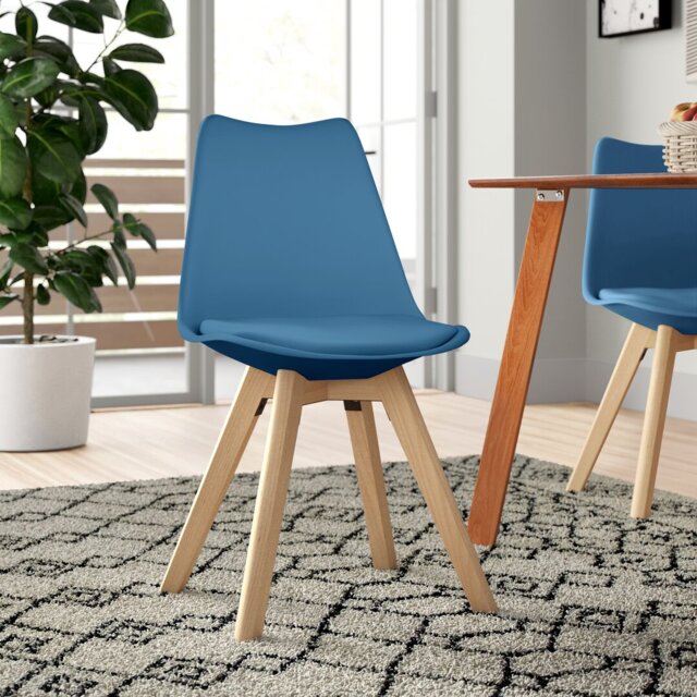 Mira 43cm H Polyester Blend Upholstered Dining Chair