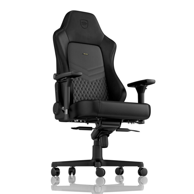 Noblechairs HERO Real Leather Gaming Chair - Black