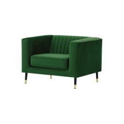 Clevenger 102Cm Wide Tufted Velvet Armchair