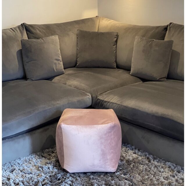 Velvet Refillable Classic Bean Bag