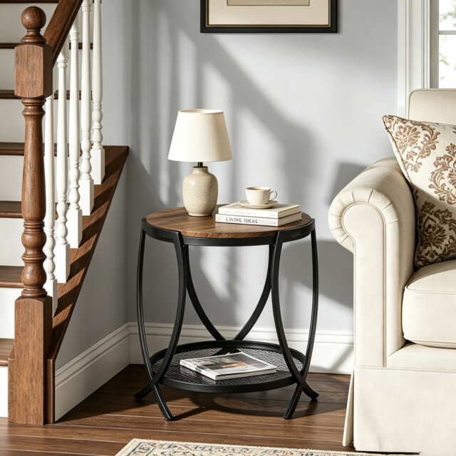 Aumiller Side Table with Storage