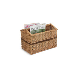 Wicker Magazine Rack Holder