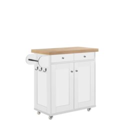 PORTLAND SOLID WOODEN TOP KITCHEN ISLAND