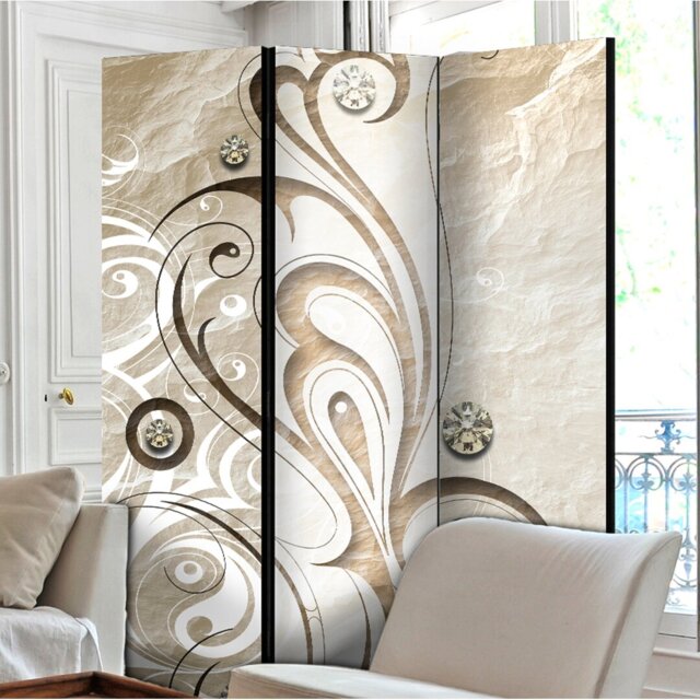 Solid Wood Folding Room Divider