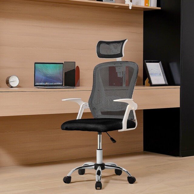 Nestori Swivel Office Chair with Headrest