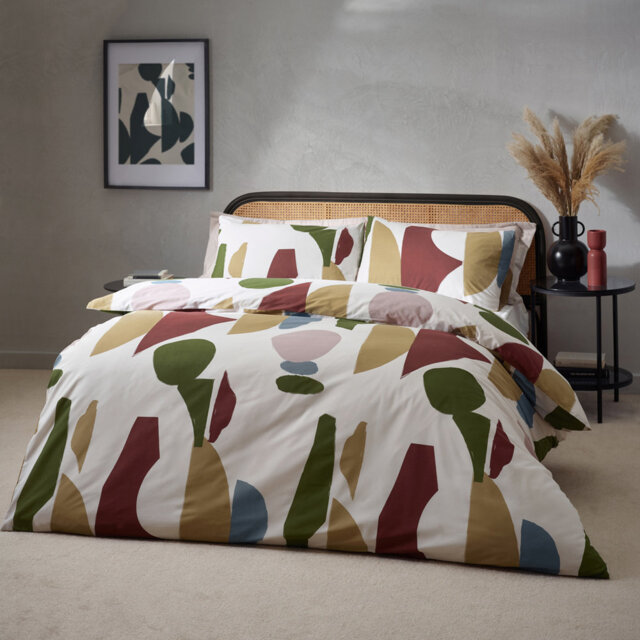 Areonia Cotton Blend Duvet Cover Set with Pillowcases Included
