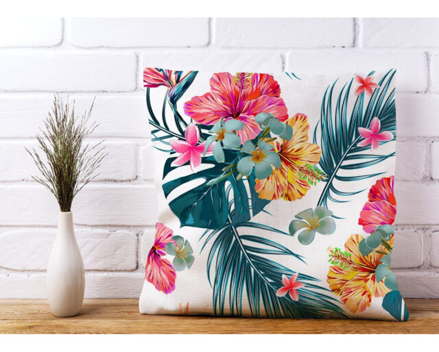 Shenfield Spring Summer Flowers Floral Scatter Cushion with Filling