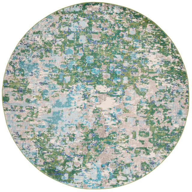 Annalyce Rug In Green & Blue