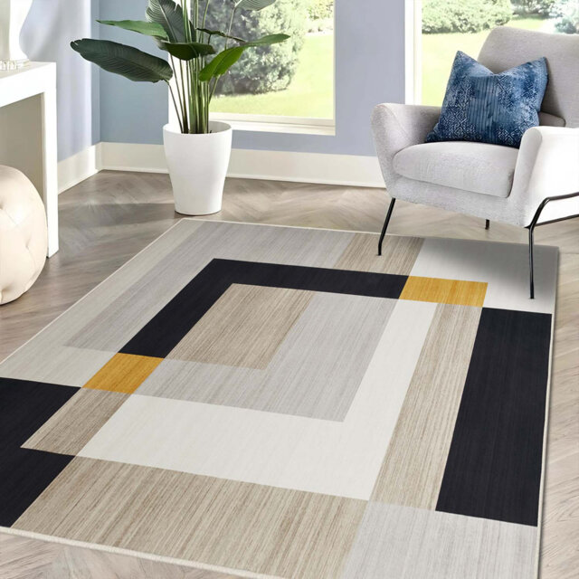 Printed Area Rug – Soft, Durable, Fade-Resistant Floor Decor For Living Room & Bedroom