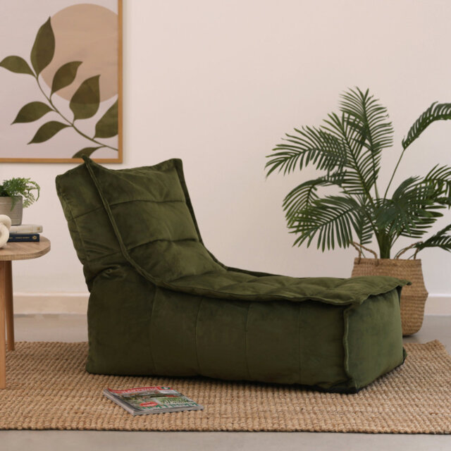 Dolce Velvet Lounger Bean Bag