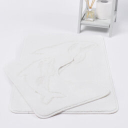 Madeline Non-Slip Non-slip Bath Mat And Pedestal Mat