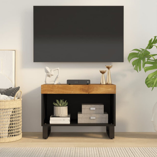 Borough Wharf TV Cabinet 60X33x43.5 Cm Solid Wood Reclaimed