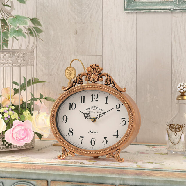 Analogue Quartz Movement / Crystal Tabletop Clock