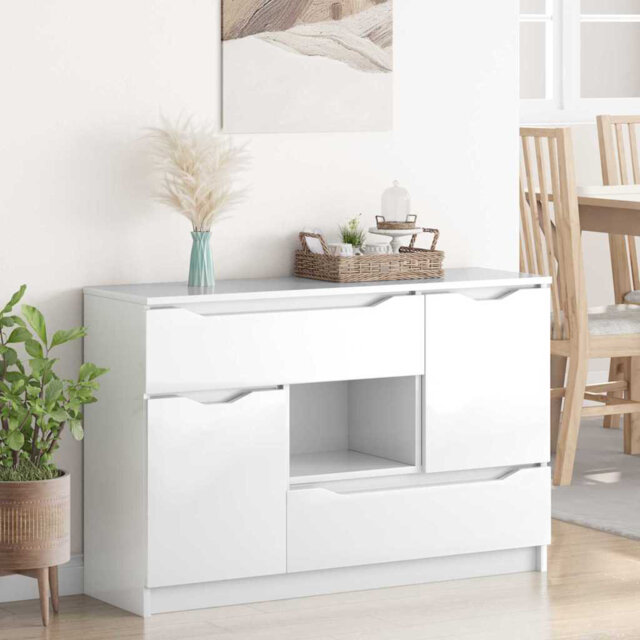 Sideboard Concrete Grey 100 X 30 X 65.6 Engineered Wood