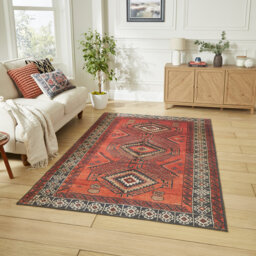 Kashmar Washable Traditional Rug