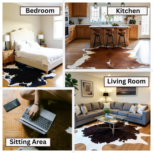 Animal Print Cowhide Standard 30.48cm X 41.91cm Area Rug