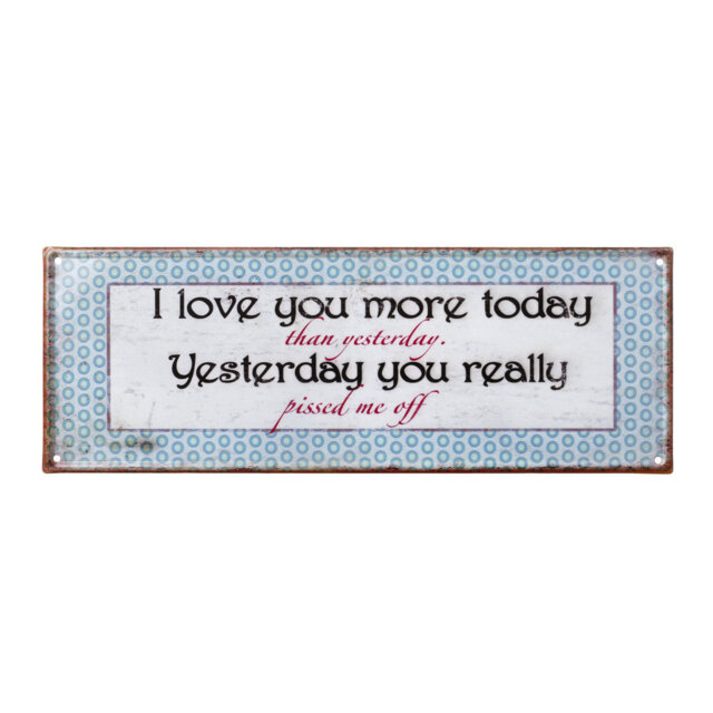 Larita Text & Numbers Decorative Plaque / Box Sign