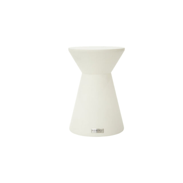 ROME Column Side Table Small Round Concrete End Table 50,8 cm H X 35 cm B X 35 cm T