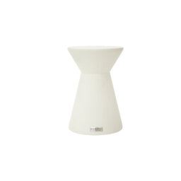 ROME Column Side Table Small Round Concrete End Table 50,8 cm H X 35 cm B X 35 cm T