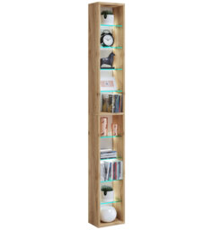 Autom 151cm H x 21cm W Standard Bookcase