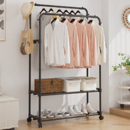 80cm Industrial Pipe Clothing Rack