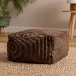 Amara Corduroy Square Footstool