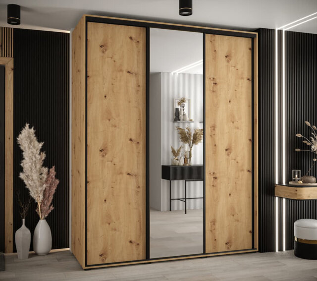 Cannes 3 Door Manufactured Wood Wardrobe