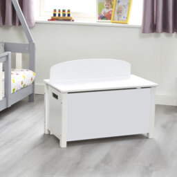 Kids White Toy Box