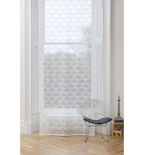 Daxton Cotton Blend Sheer Single Curtain Panel
