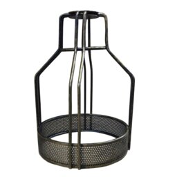 62.23cm H Metal Novelty Lamp Shade ( Uno ) in Brushed Silver