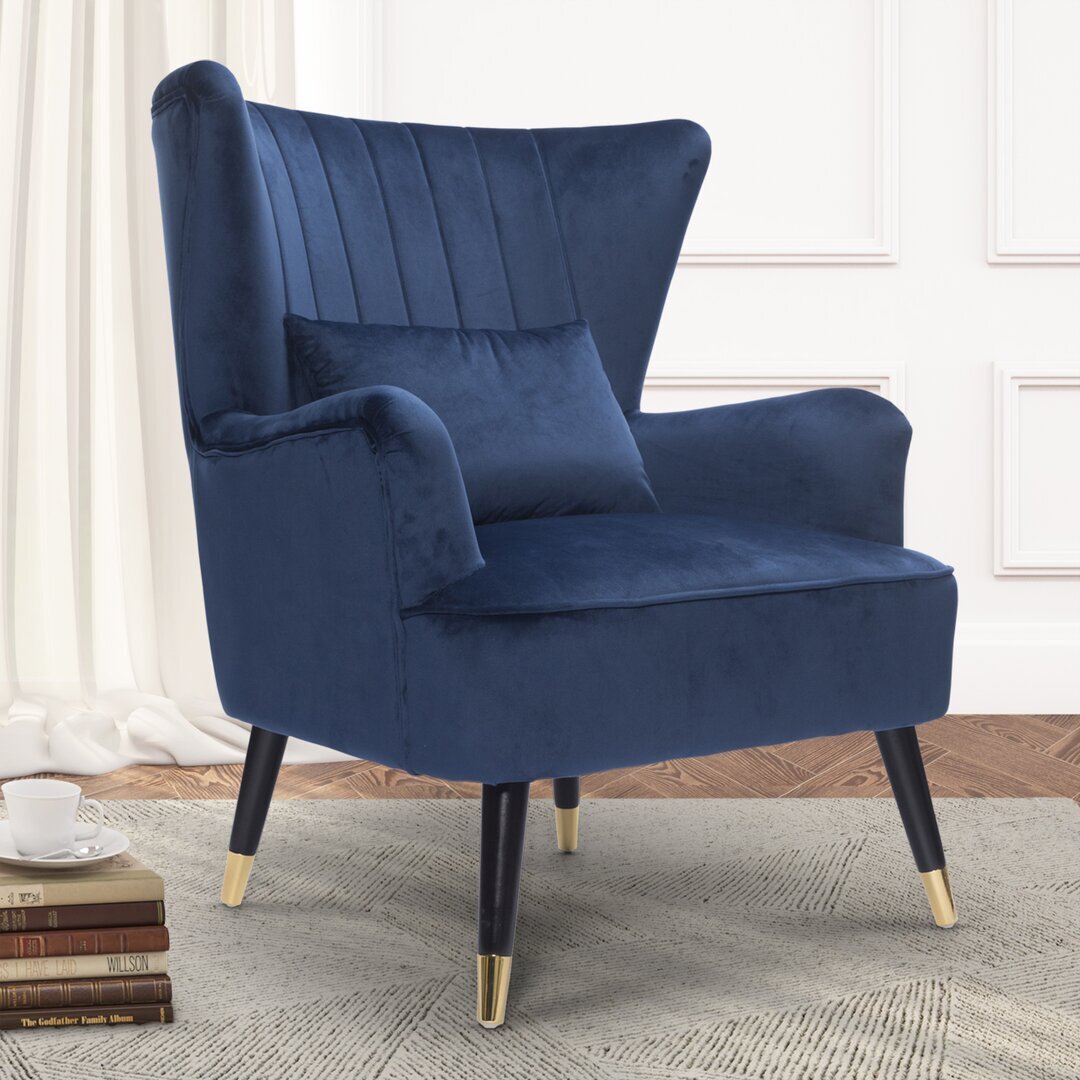 Nettey 77Cm Wide Wingback Chair by Wayfair