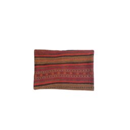 Geoffrey Kilim Handwoven Dark Chestnut Cushion Cover