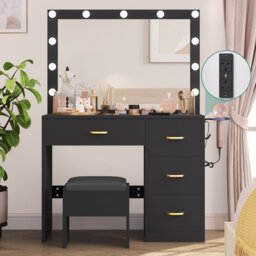 Aimara Dressing Table with Mirror