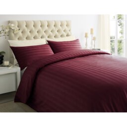 Satin Solid Colour Duvet Cover Set with Pillowcases Included
