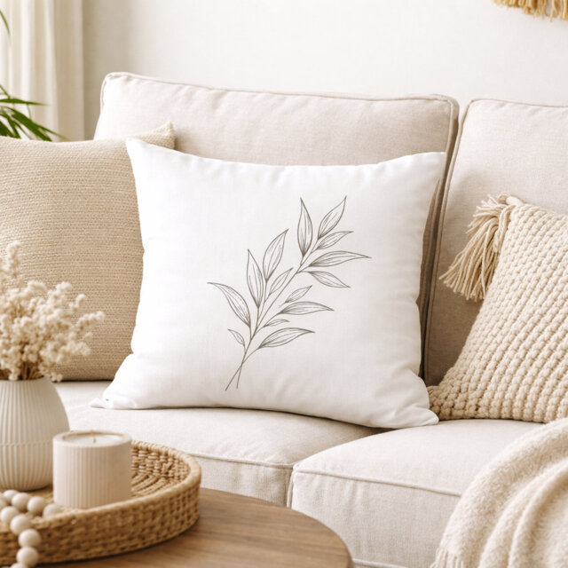 Cushion With Print & With Diamante-40cm-0007-satin
