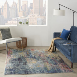 Celestial Tufted Blue/Grey Rug