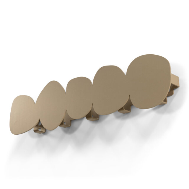 Spinder X Eva Van De Ven Steel Wall 5 - Hook Coat Rack