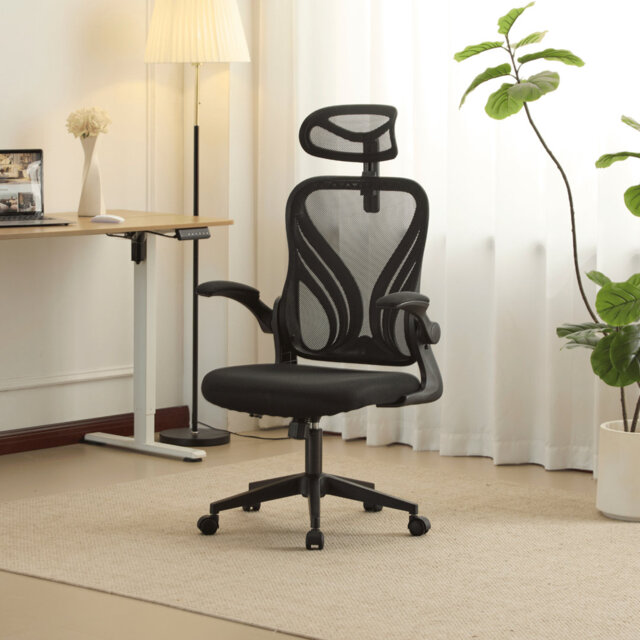 Ascend Black Mesh Office Adjustable Ergonomic Computer Chair