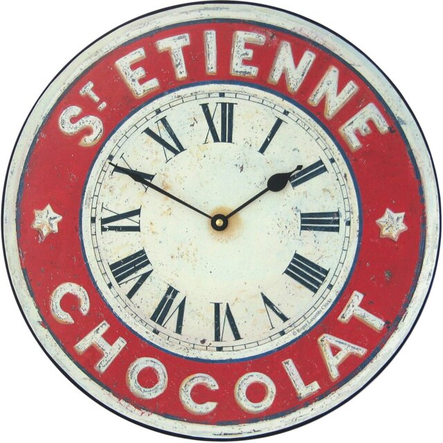 St. Etienne Chocolate Wall Clock - 36cm