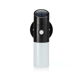 Allise Black 23.5cm H Solar Powered Integrated LED Outdoor Wall Lantern