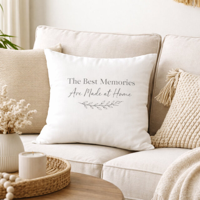 Indoor / Outdoor White Square Throw Pillow Cover
