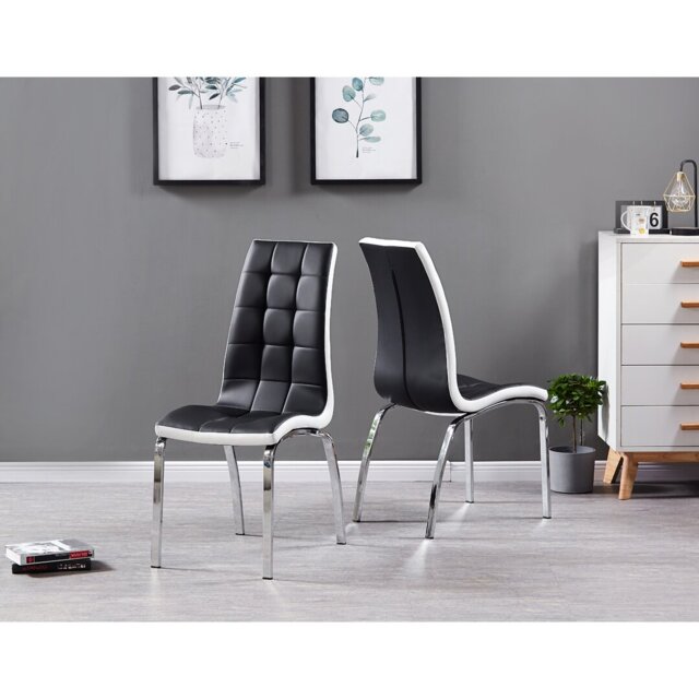 Shresbury 47cm H Upholstered Metal Side Chair