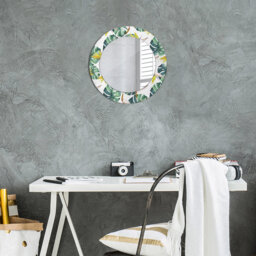Huldar Glass Flat Wall Mirror