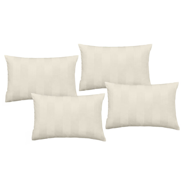 So Soft Satin Stripe Standard Pillowcase Pack of 4