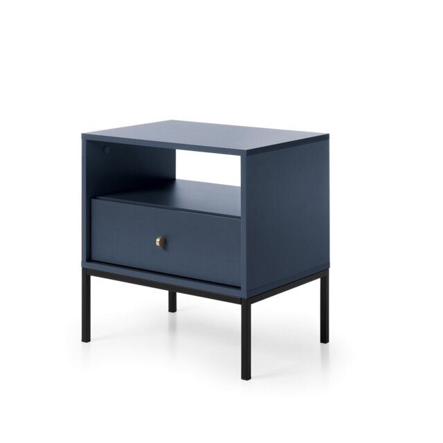 Craigarogan 53.6cm W Plywood / Laminate Board Bedside Table