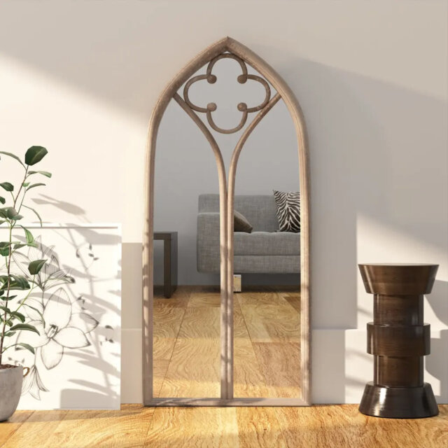 Junien Metal Flat Wall Mirror
