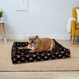 Dog Bed For Small - Medium - Large Dogs - Soft Pet Bed Mattress With Machine Washable Cover & PU Foam Pet Crate Bed - Dog Bed Mattress With Non-Slip B