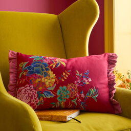 Flourish Floral Floral Bright Cushion