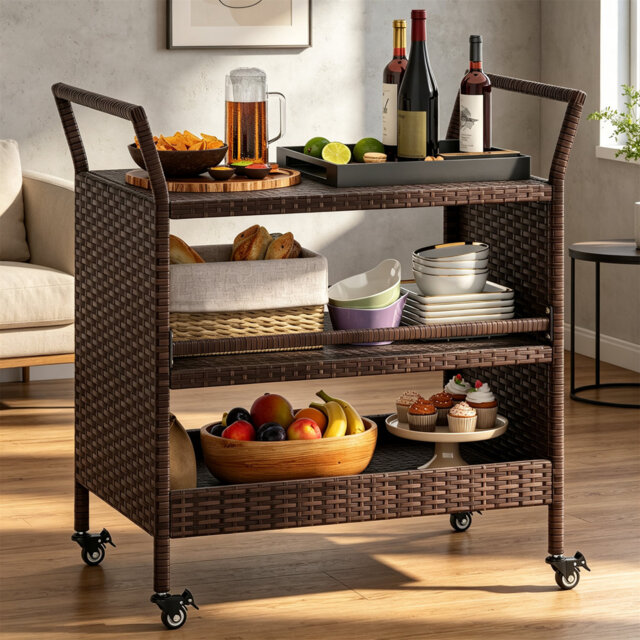 Metal Bar Cart